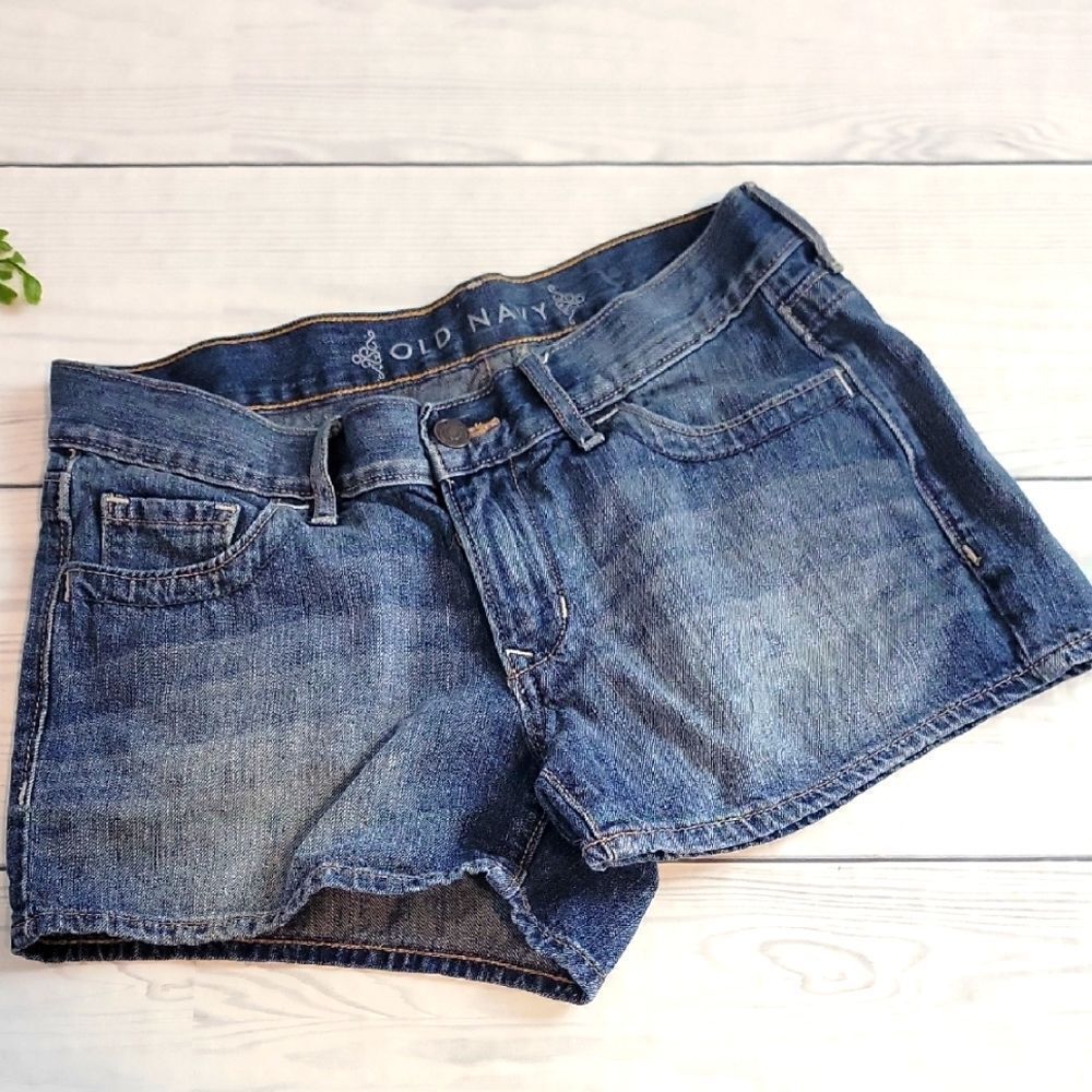Old Navy Women's Blue Denim Jean Shorts Size 4
